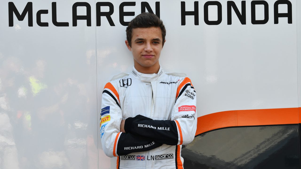 Lando Norris , Piloto de pruebas de McLaren 2018