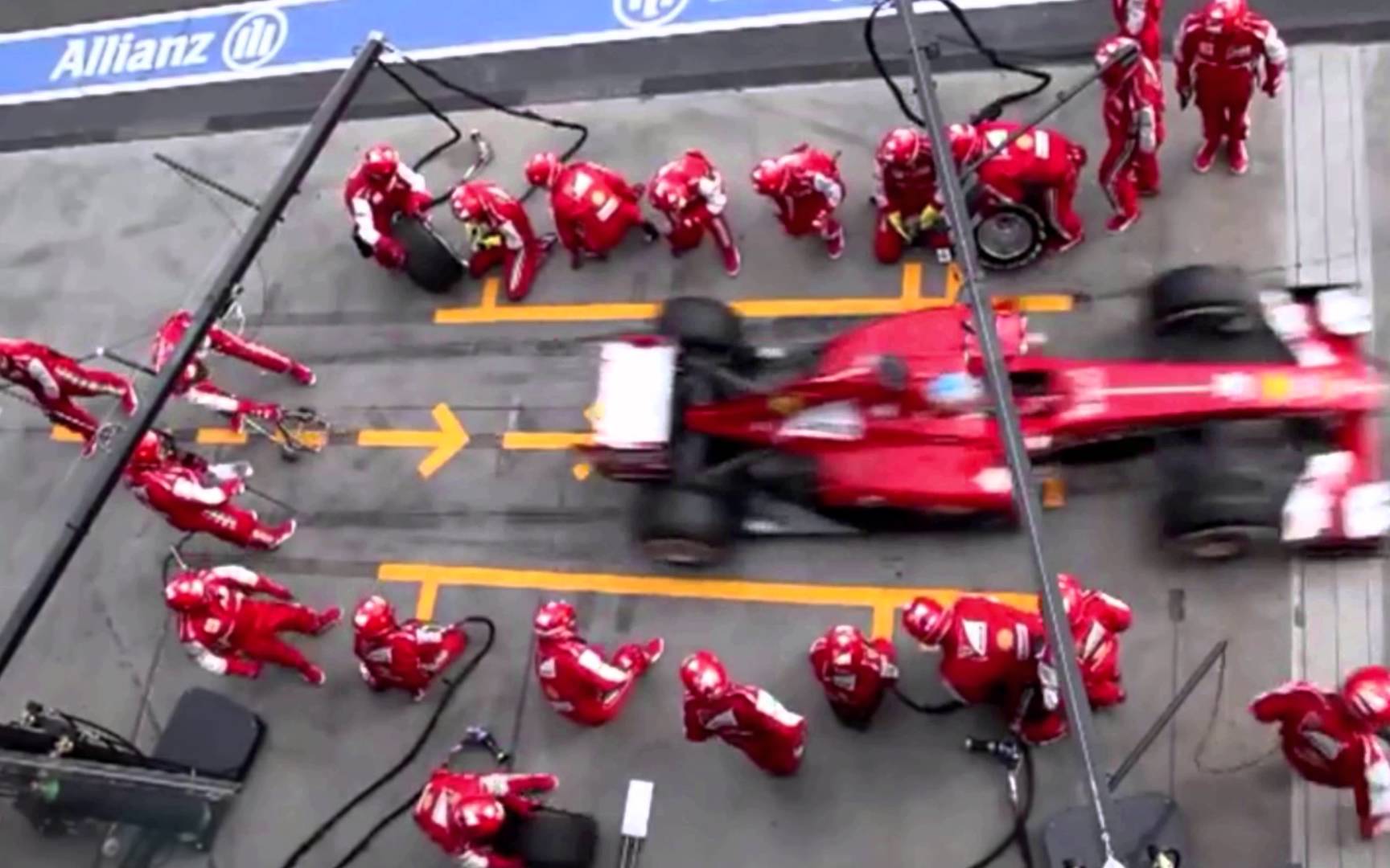 Video Aficionado : Pit Stop Ferrari , BrasilGP 2017