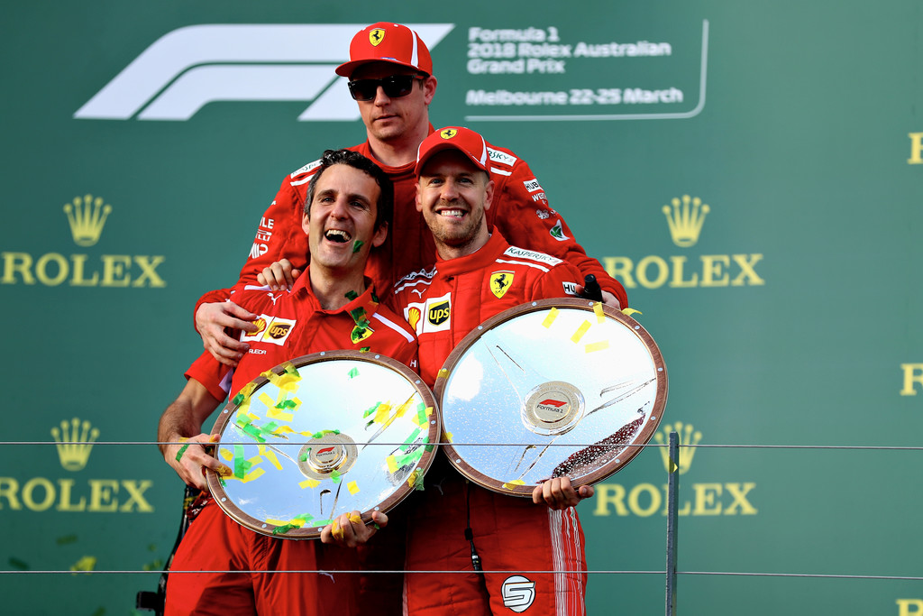 Ferrari consigue una victoria en equipo