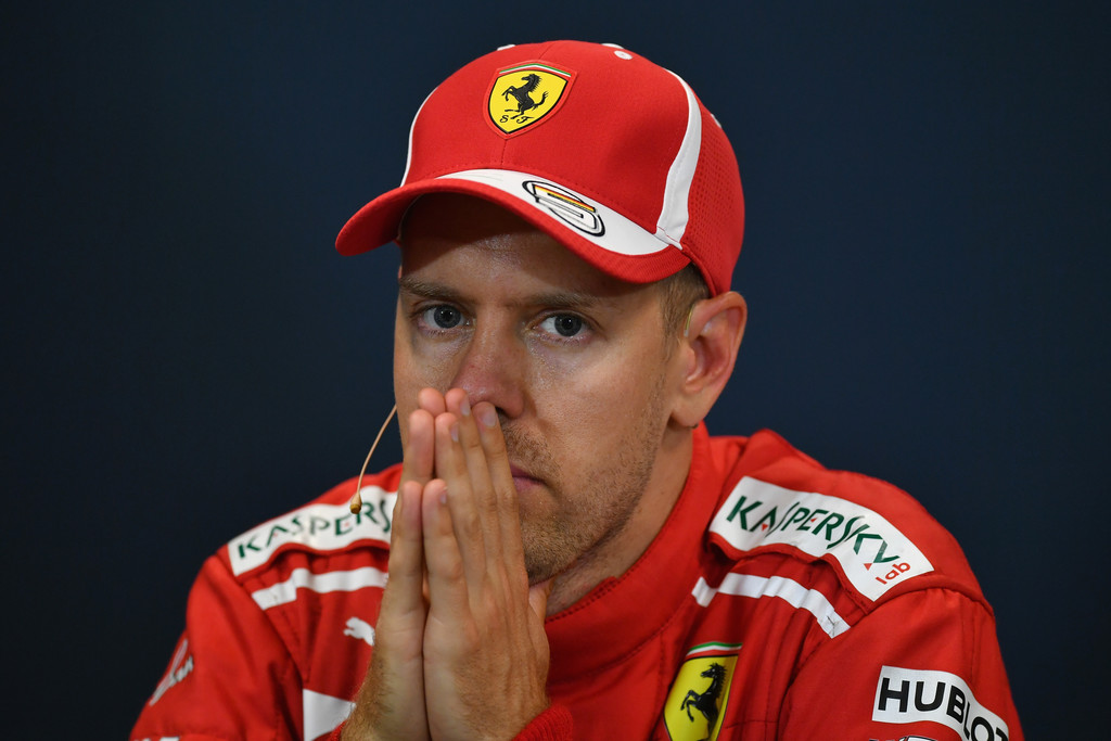 Vettel iba “sufriendo” con los neumáticos