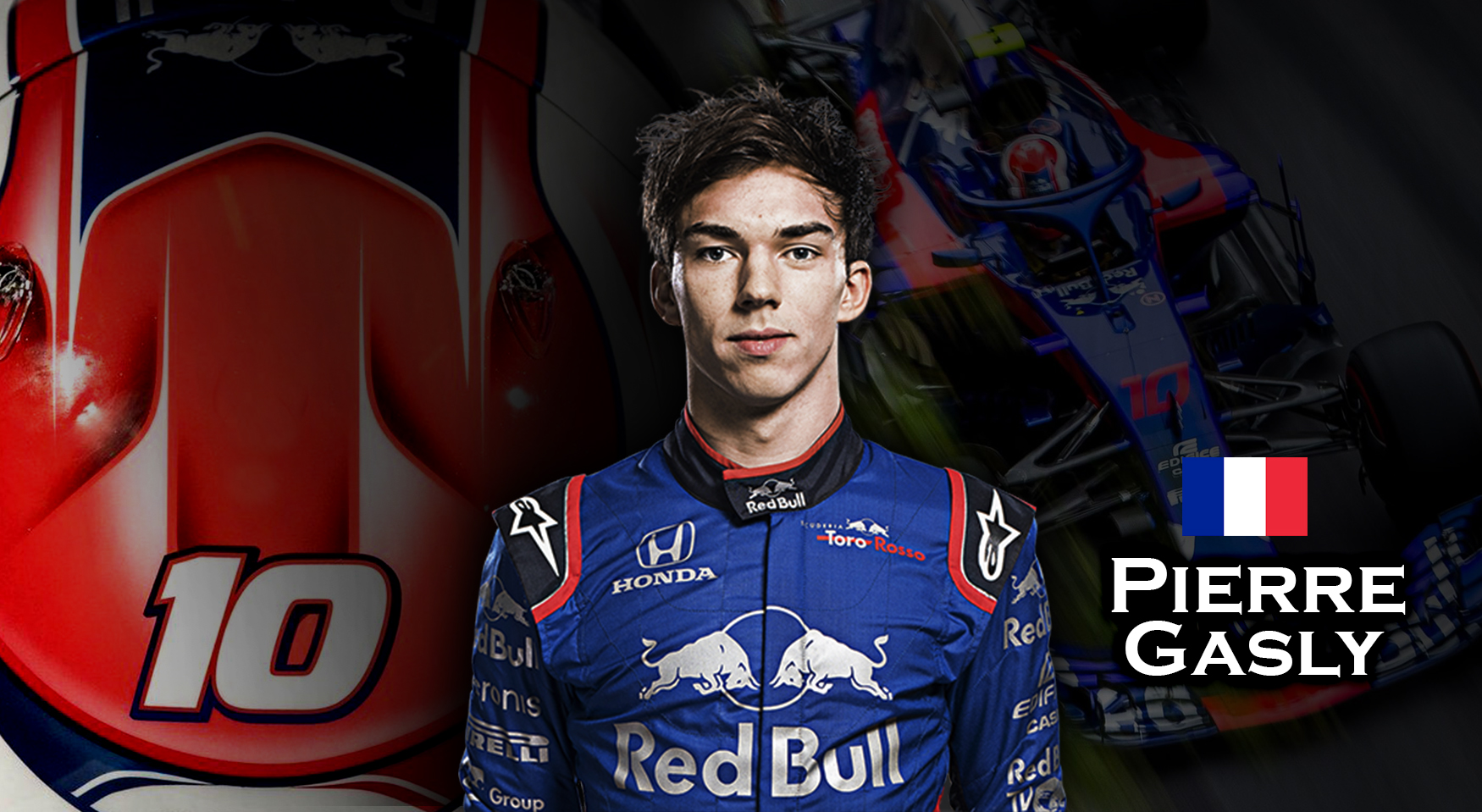 Pierre gasly is a french racing driver