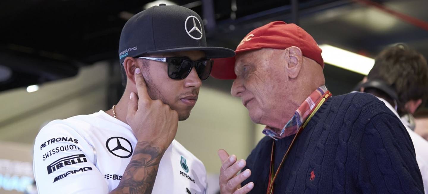 Niki Lauda hizo un llamado a Lewis directo del Hospital General de Viena.