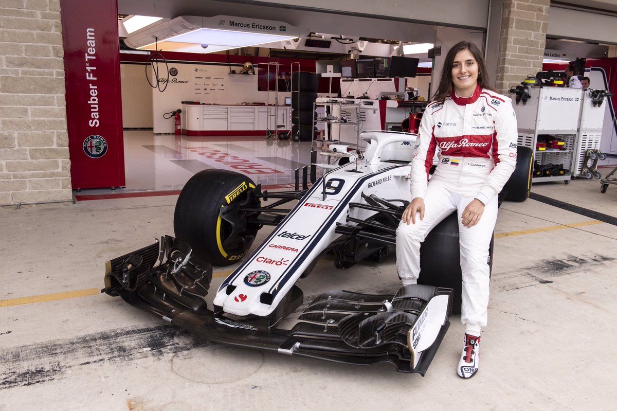 Tatiana Calderón completó más de 200 vueltas en los test de F1 y hará test en FE