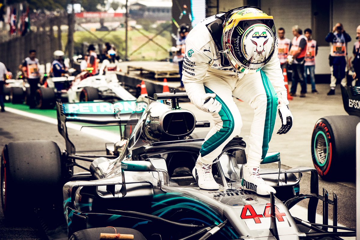 Hamilton Pole en Interlagos