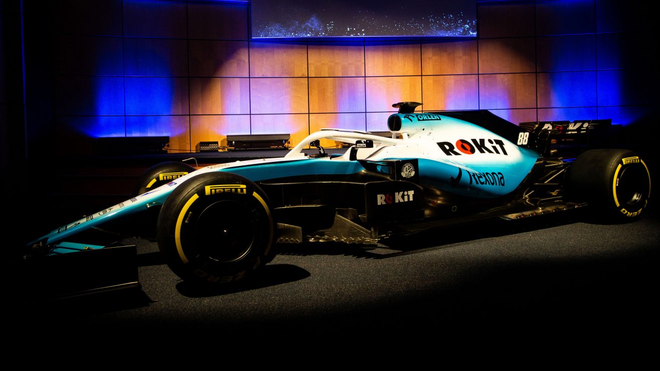 Williams presentó sus nuevos colores pero canceló su día de filmación