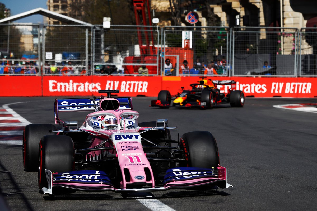 Checo Perez y un día “fantástico” en Baku