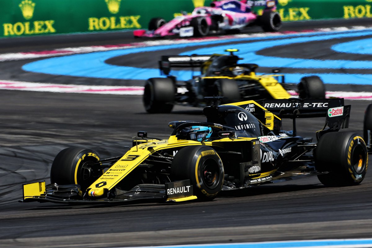 Ricciardo, penalizado por dos, se queda sin puntos en Francia