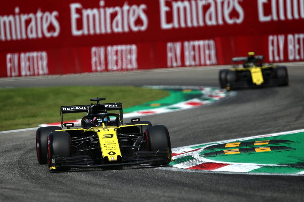 Ricciardo agradece al motorista por estas posiciones en Italia