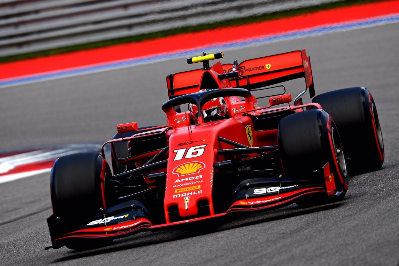 Pole de Charles Leclerc en Rusia