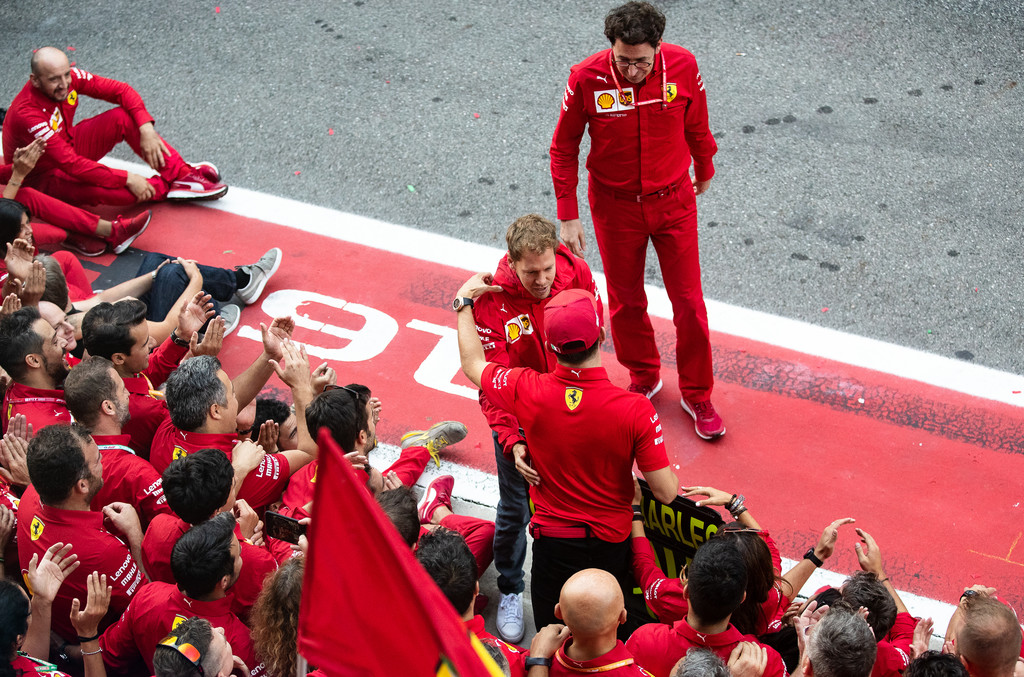 Vettel sobre Leclerc-“El potencial estaba claro”