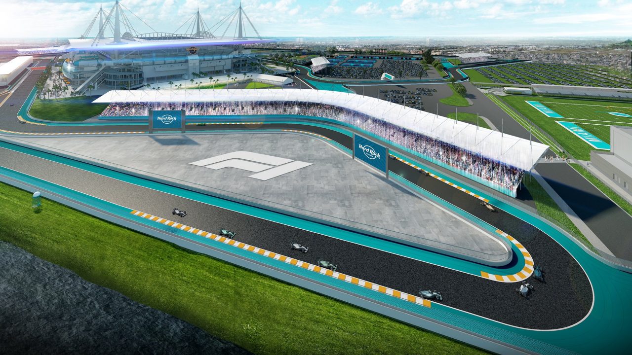 F1 anuncia acuerdo inicial para celebrar el GP de Miami en el Hard Rock Stadium