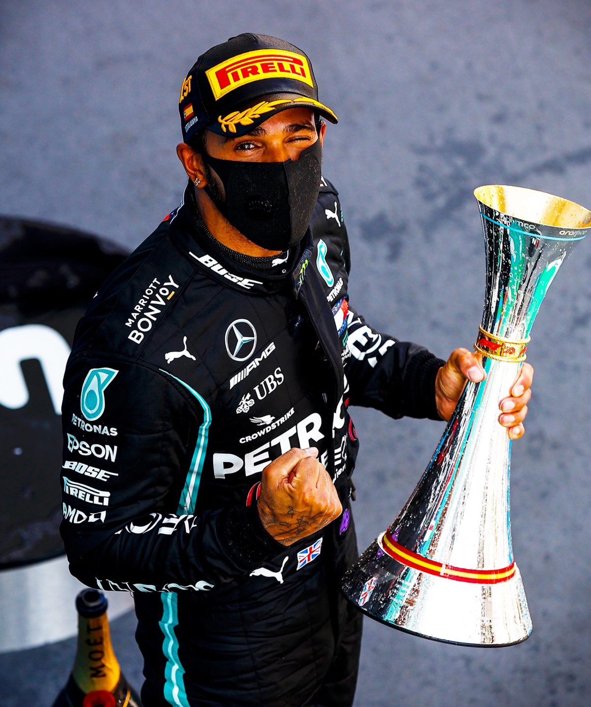 Lewis ganador del gran premio de España