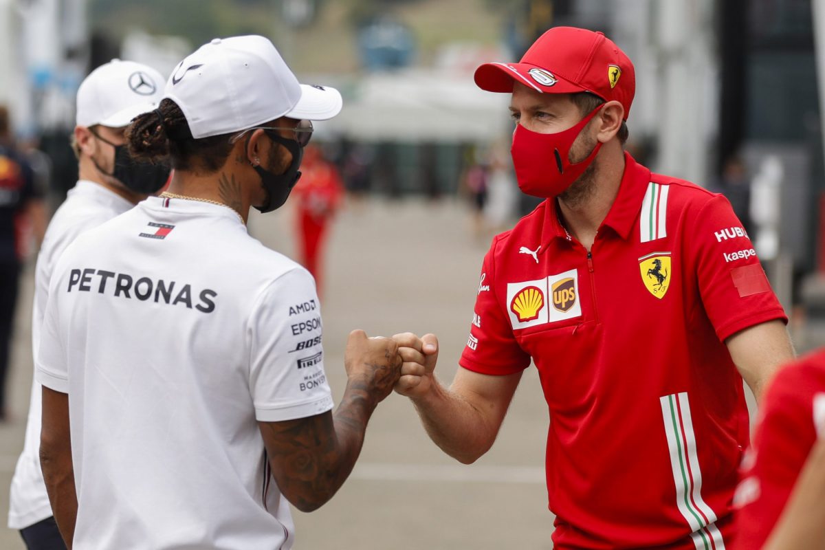 Hamilton y Vettel