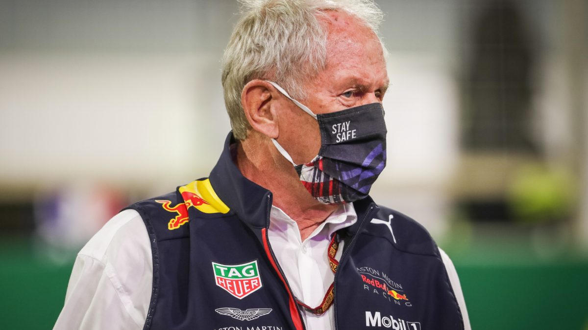 Helmut Marko felicitó a Sergio Pérez tras el Gran Premio de Sakhir