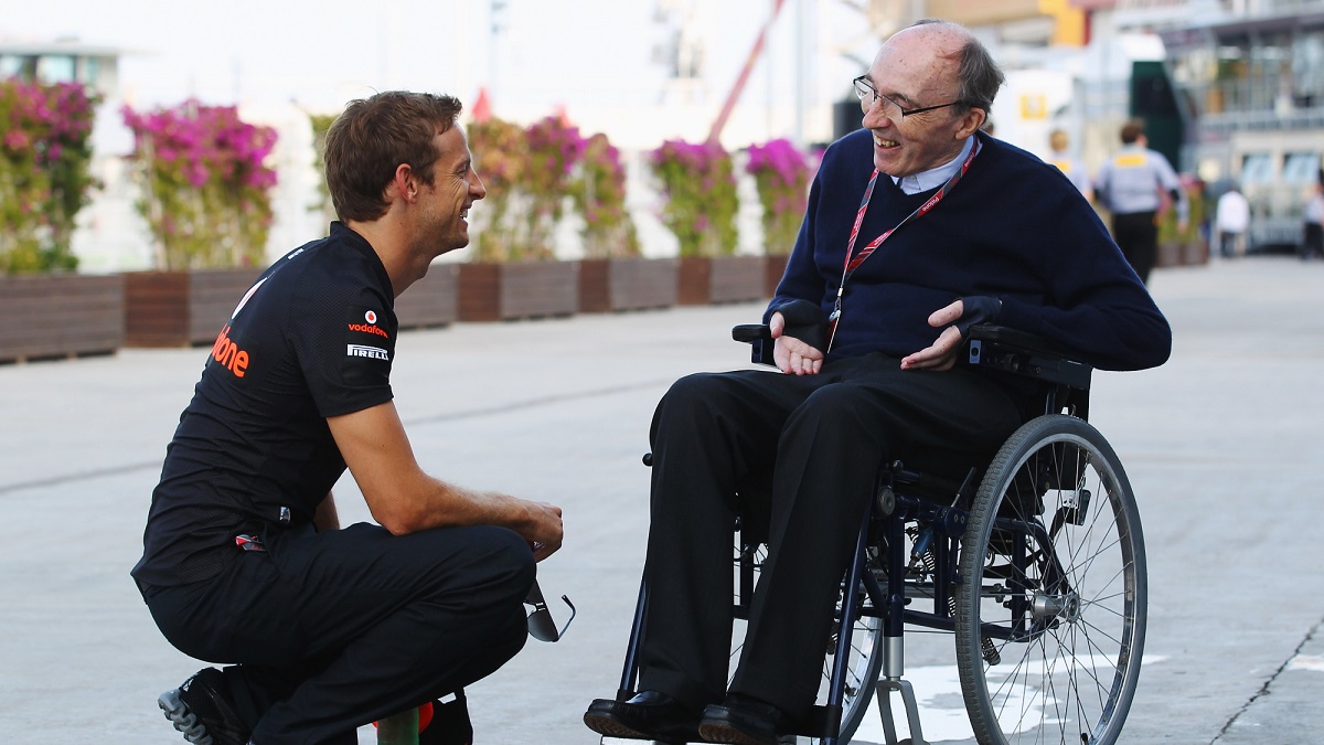 Jenson Button y Frank Williams