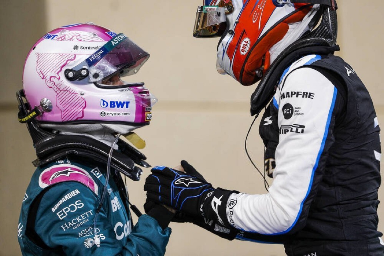 Vettel Ocon Bahrain