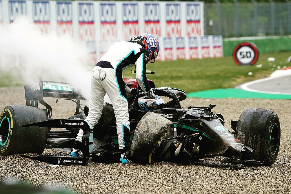 George Russell y Valtteri Bottas- Foto Hasan Bratic