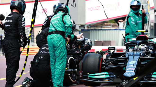 Pit Stop de Bottas- Foto Mercedes