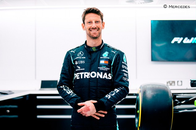 Romain Grosjean- Foto Mercedes