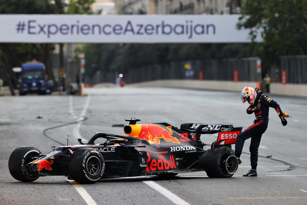 Verstappen frustrado después del GP de Azerbaiyán