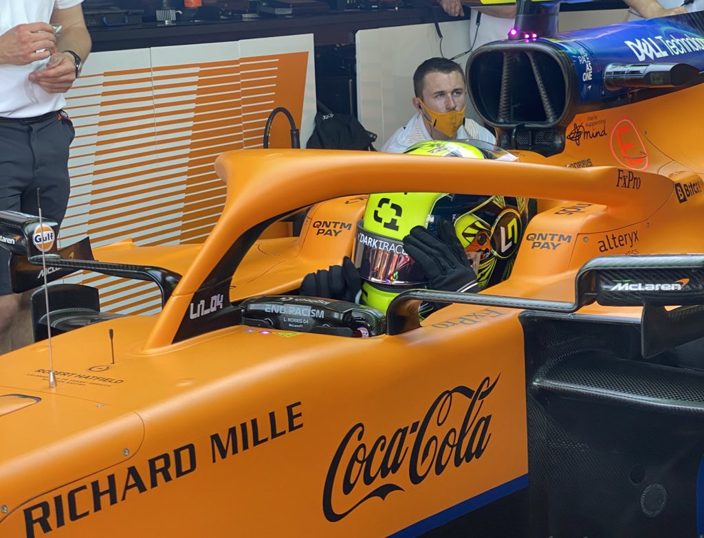 McLaren con sensaciones encontradas este viernes de prácticas en Bakú