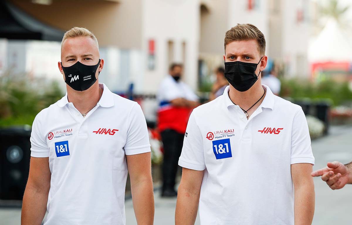 Nikita Mazepin y Mick Schumacher- Foto Haas
