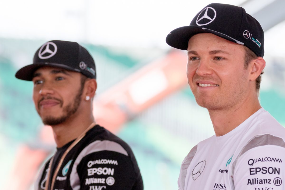 Rosberg y Hamilton- Foto F1