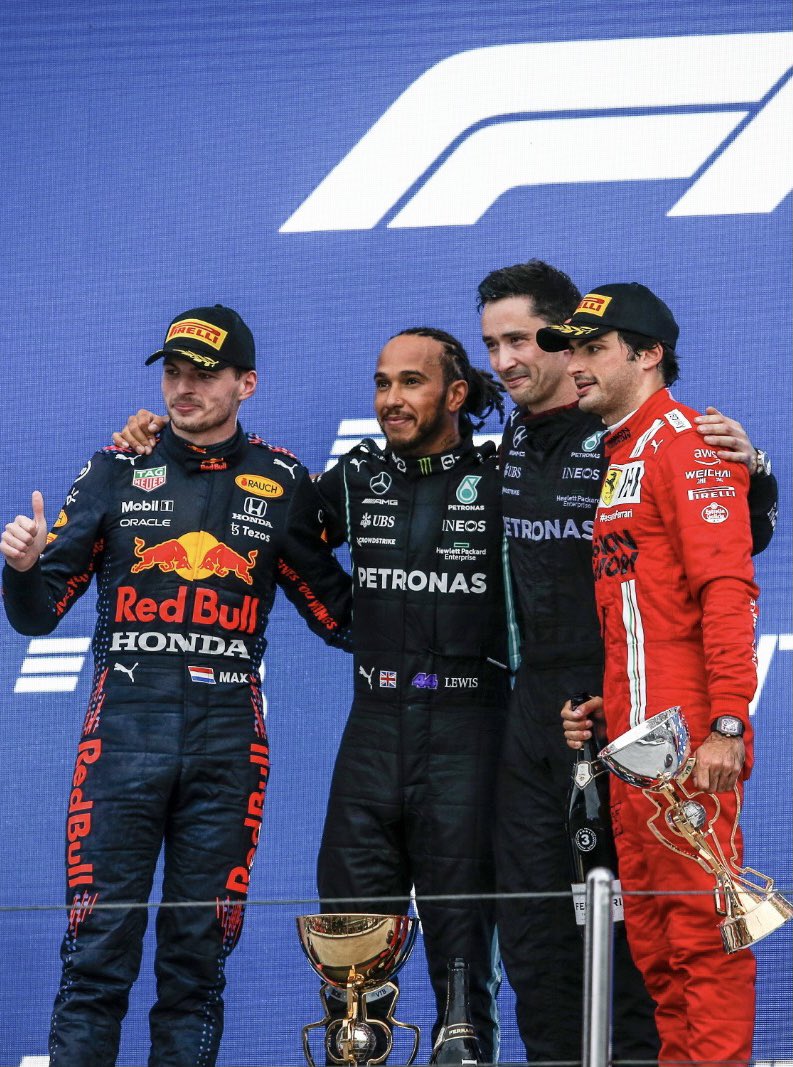 Podio del gran premio de Rusia/Foto FIA