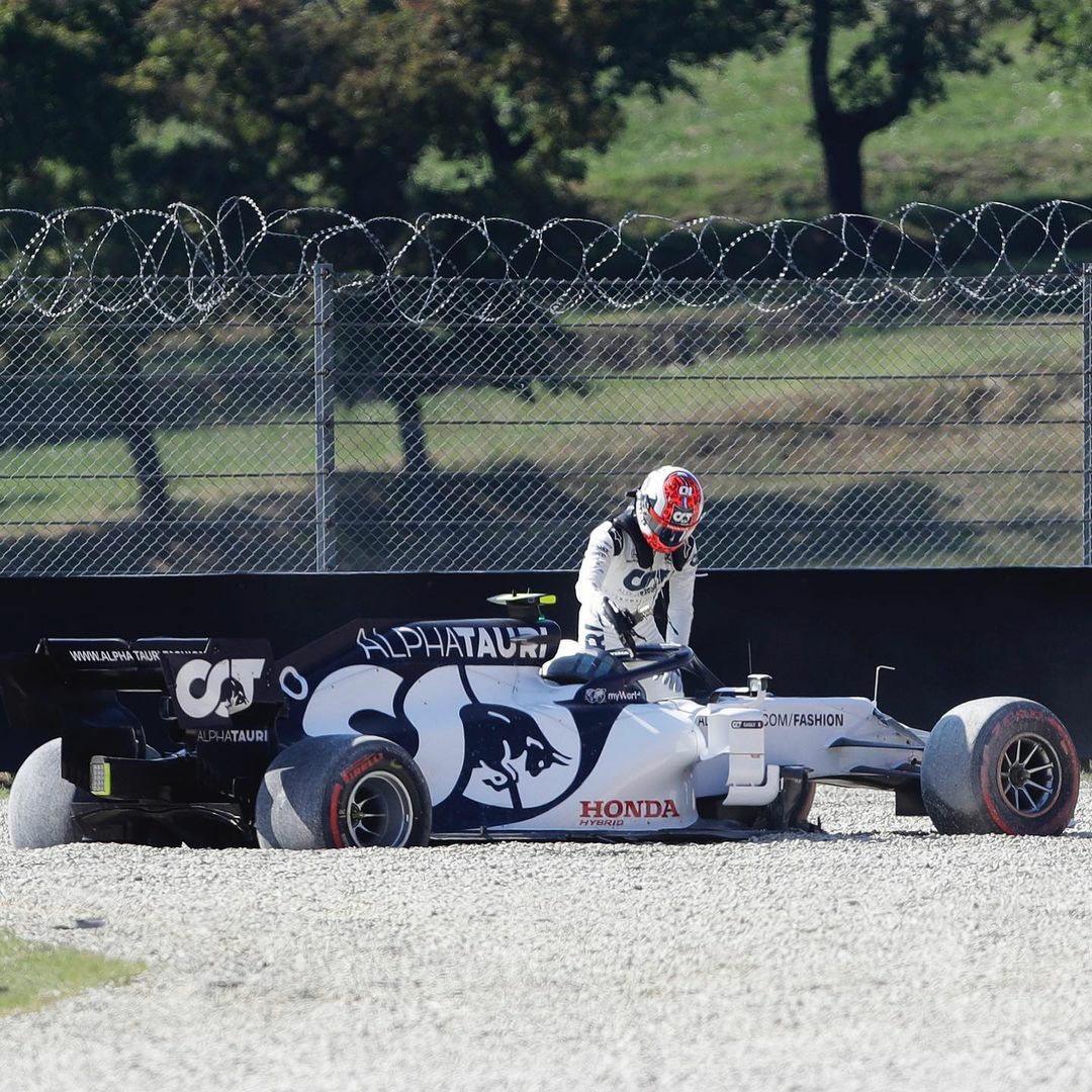 Susto para Pierre Gasly en la carrera sprint del Gran Premio de Monza