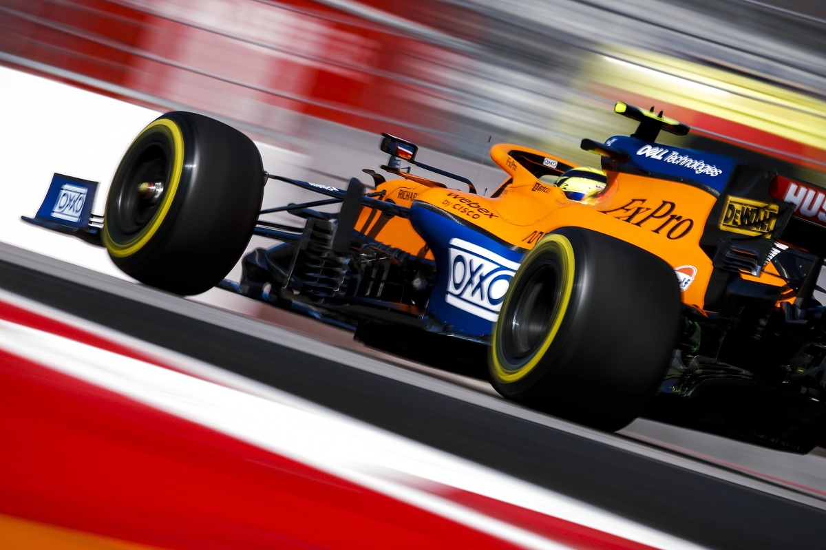 Norris en el Top Diez y Ricciardo en el fondo