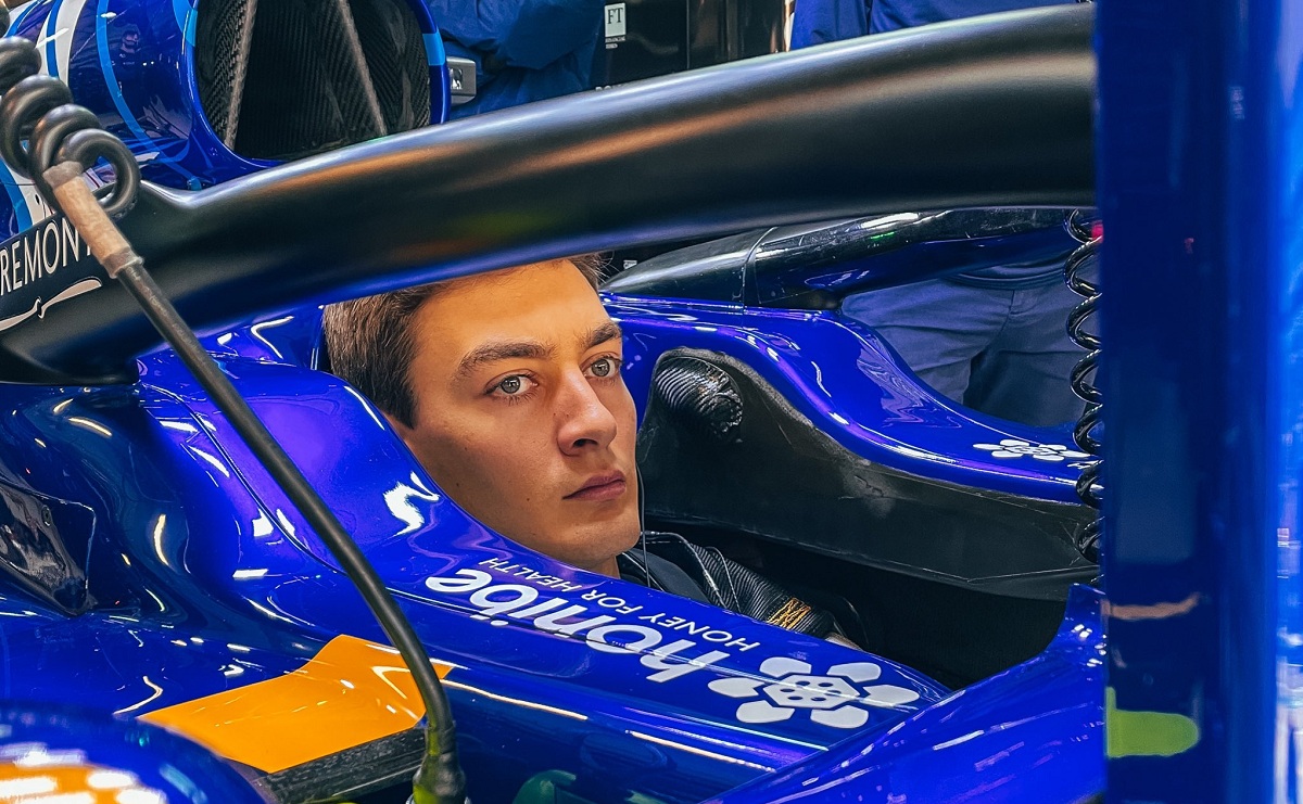 Russell mejoró su tarea en FP2 y terminó 13.
