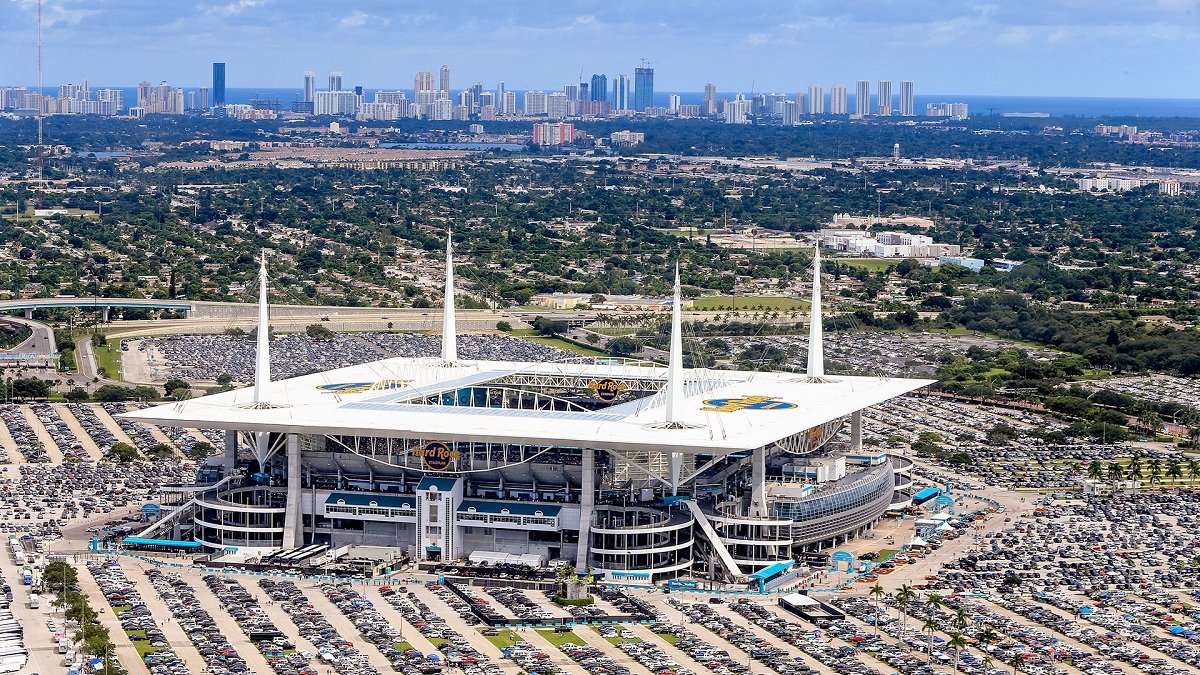 El circuito de Miami se levantará alrededor del Hard Rock Stadium.