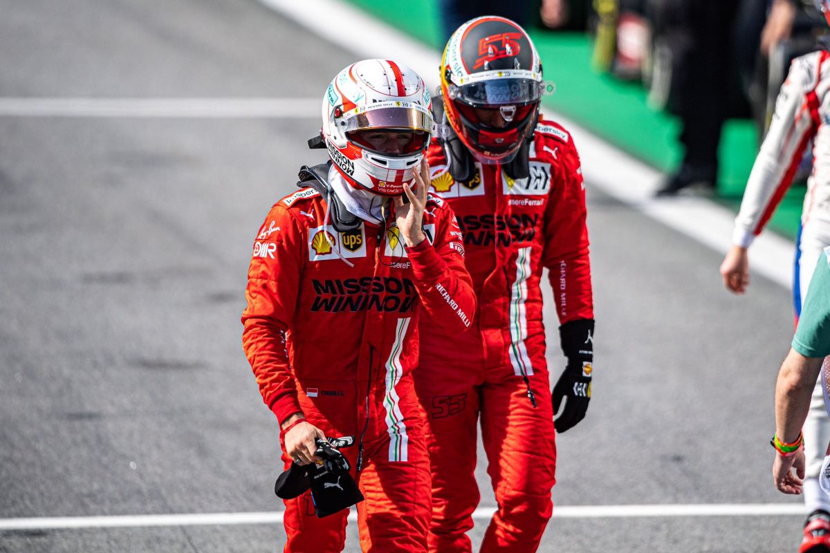 Sainz califica como “impactante” la velocidad de Leclerc