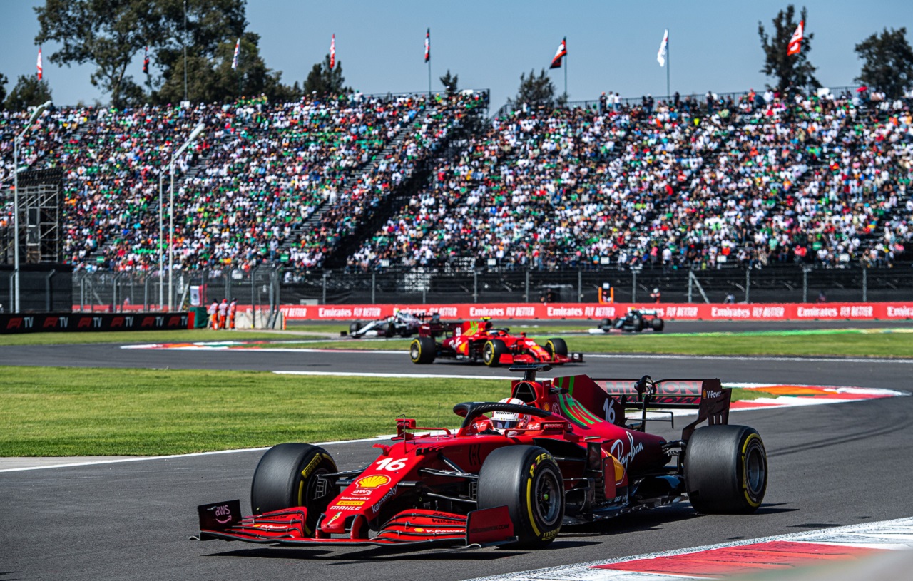 Leclerc Sainz Ferrari