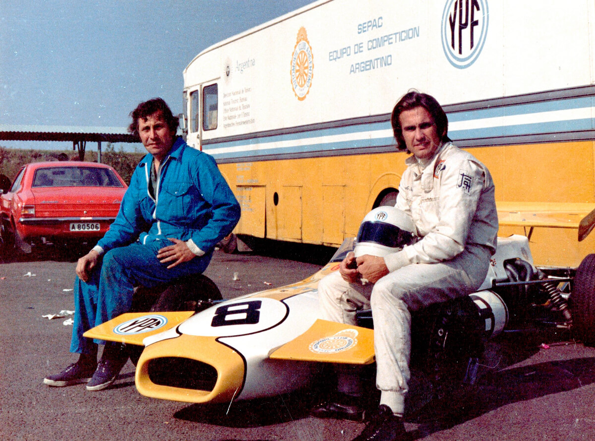 Un 24 de enero Carlos Reutemann se subía por primera vez a un auto de Fórmula Uno