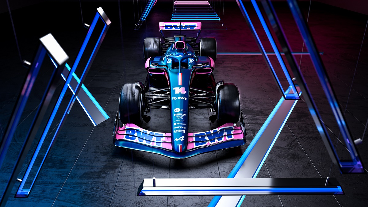 Vista frontal del A522. (Alpine F1 Team)