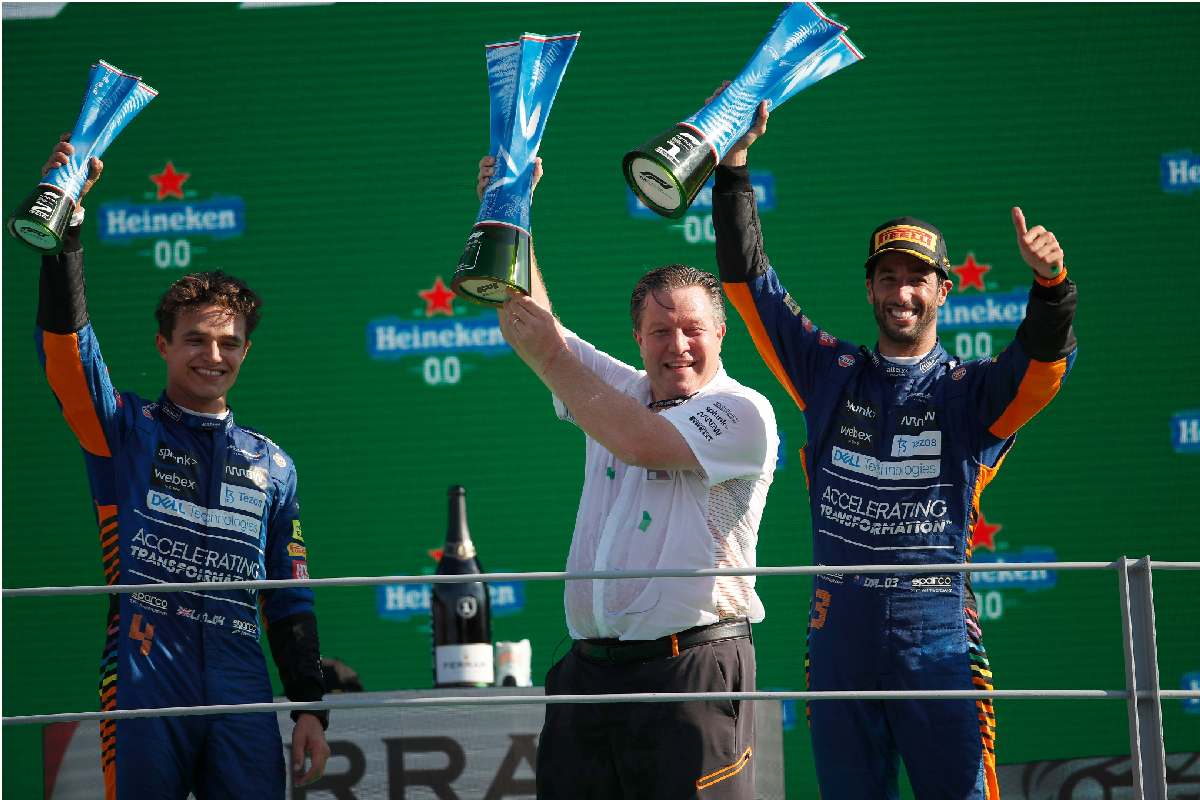 Ricciardo y las expectativas del Mclaren MCL36