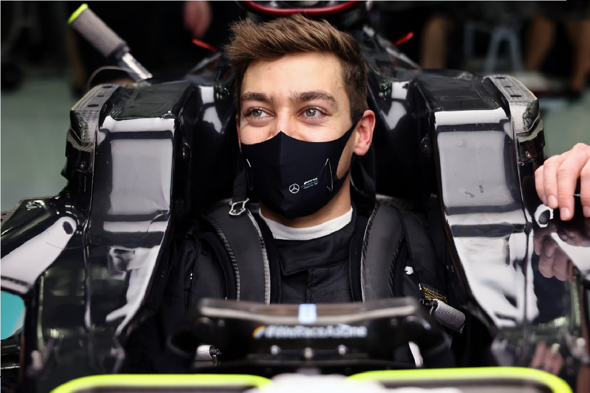 George Russell cambiará su casco por respeto a Michael Schumacher