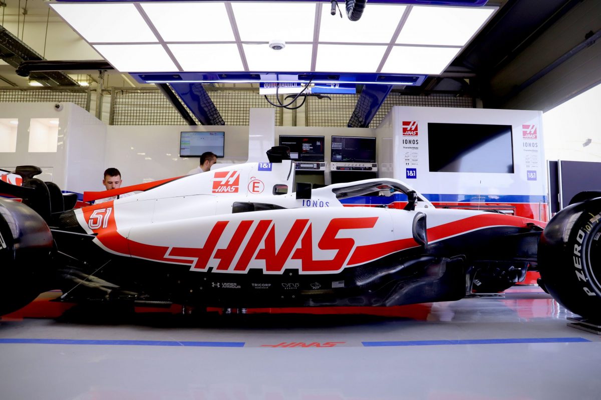 Haas nueva pintura 2022 / Foto Haas