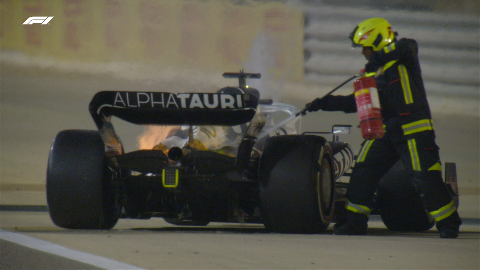 Gasly abandono Bahrein