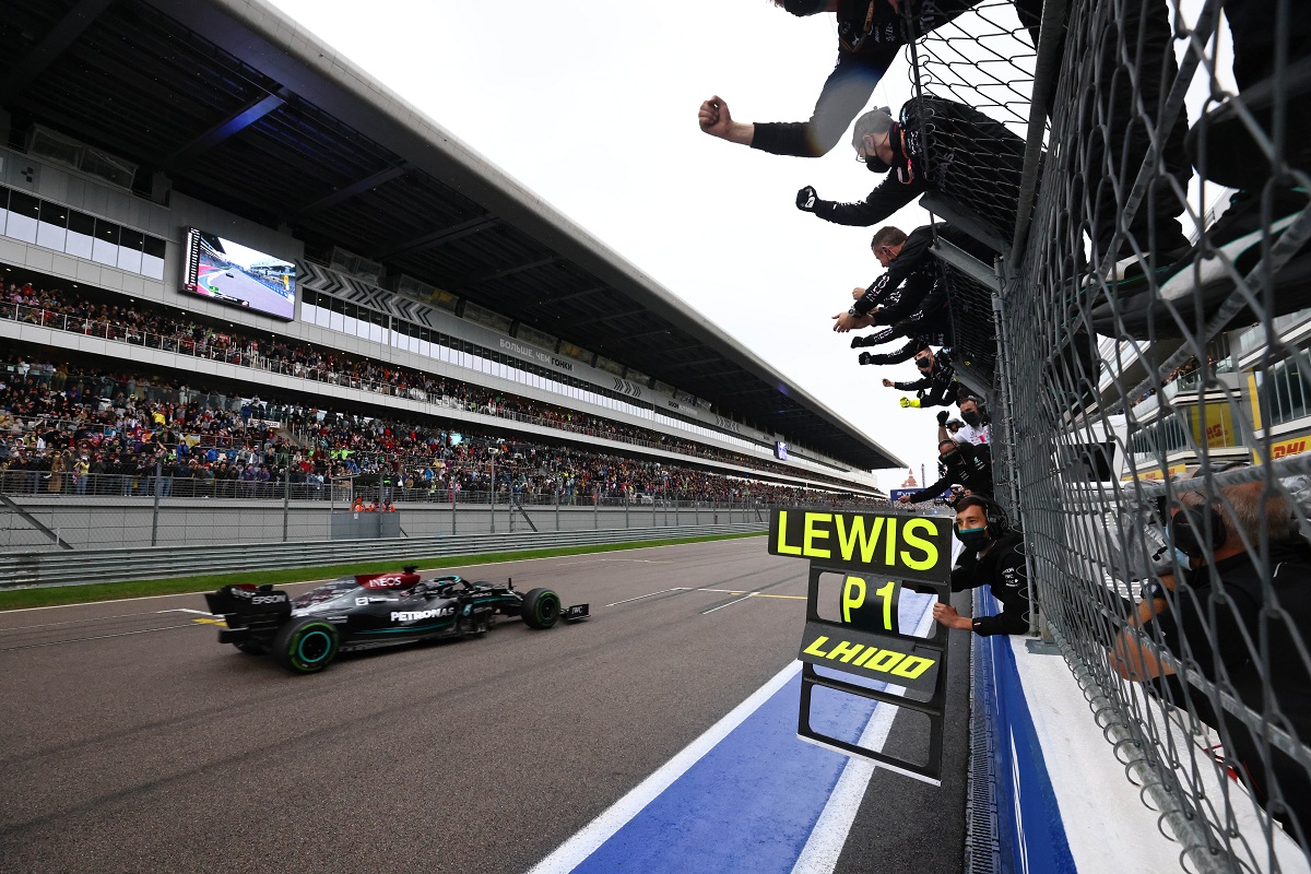 En la última edición Hamilton obtuvo su victoria número 100. (Steve Etherington / Mercedes AMG Petronas F1 Team)