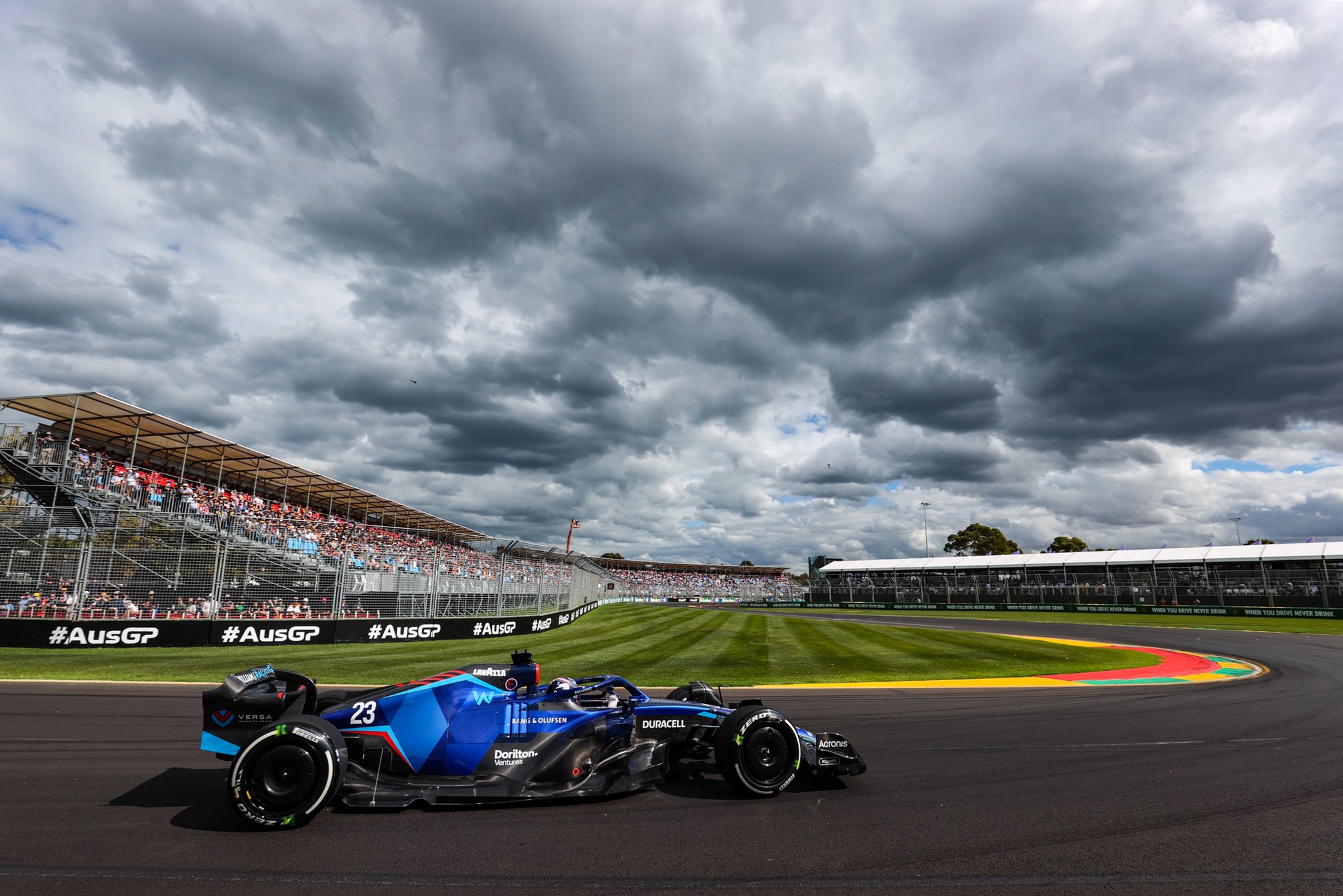 Albon en Australia 2022, carrera//Williams