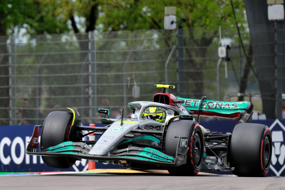 Hamilton, decepcionado por el desempeño del Mercedes en Imola