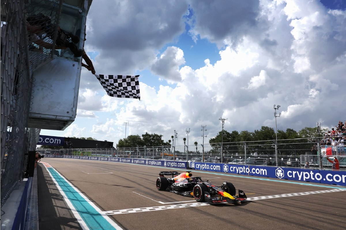 Verstappen gana el GP de Miami delante de ambas Ferrari