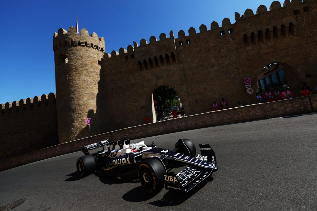 Gasly animado el viernes en Baku:”Hasta ahora ha sido increíble”
