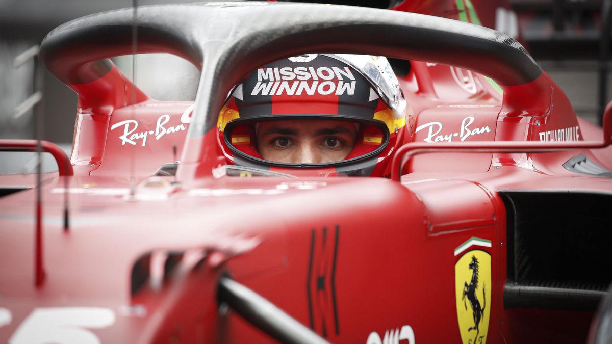Carlos Sainz abandonó en Baku | Foto Ferrari