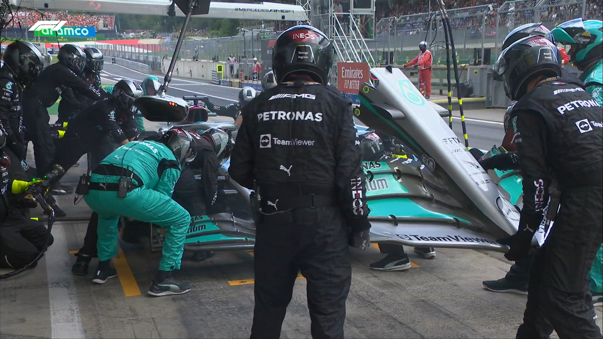 Russell Austria 2022 Carrera//F1TV