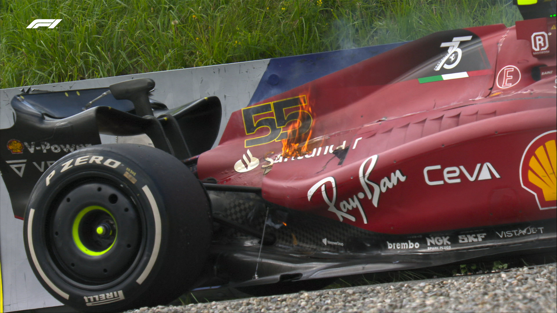 Sainz Austria 2022 Carrera//F1TV