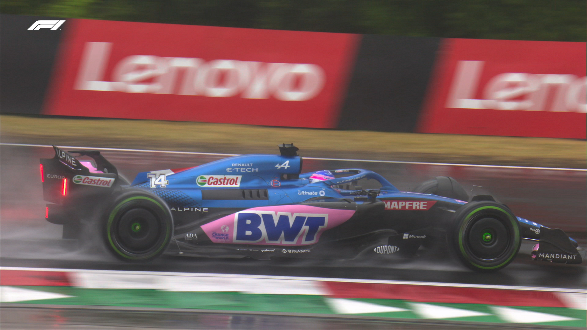 Alonso Hungría 2022 FP3//F1TV