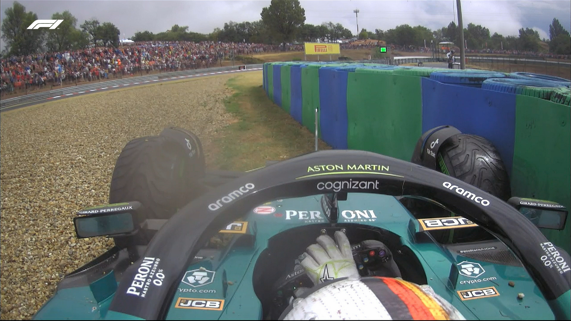 Vettel Hungría 2022 FP3//F1TV